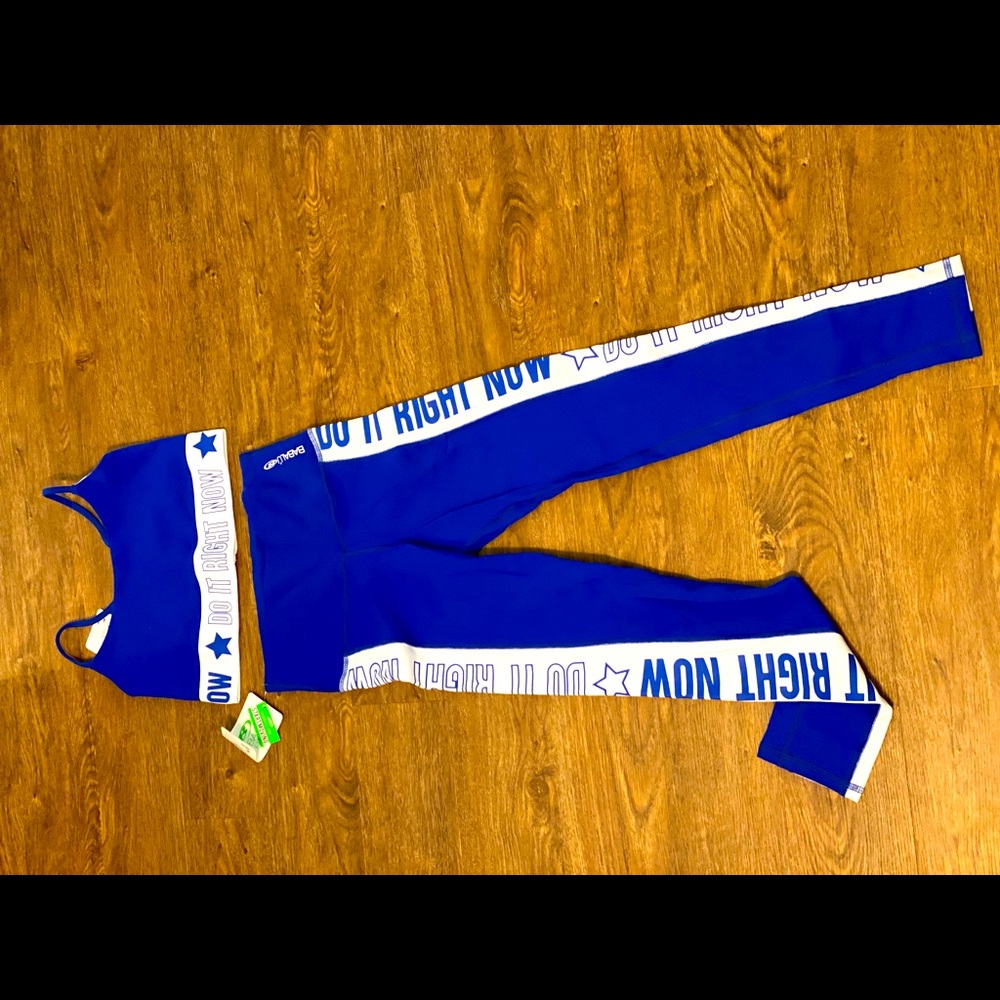 Sports bras and leggings